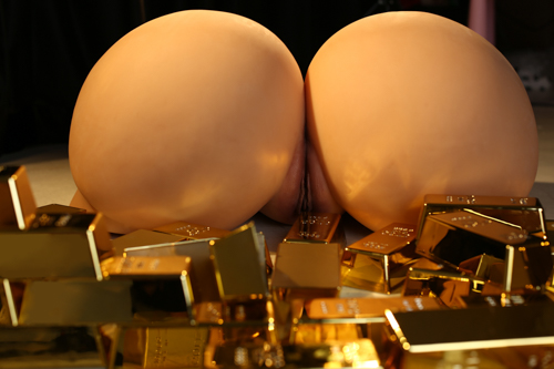 Torso R3 Gold big butt(74cm width) super fat big ass sex doll